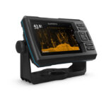 Эхолот Garmin Striker Plus 5cv + Крепление Для Датчика +Аккумулятор Fiamm Fg20722 12v 7.2 Ah 2шт + Зарядка От Сети 220в + Клеммы